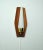 1960s Scandinavian Modern Wall Light in Teak with Brass and Opaline Glass, Denmark, 1960s For Sale - Image 5 of 13