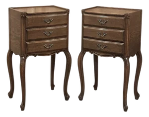 Pair Vintage Country French Nightstands ~ End Tables