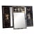 Vintage Chinoiserie Black Lacquer Figural Mirrors, 2-Piece Set For Sale