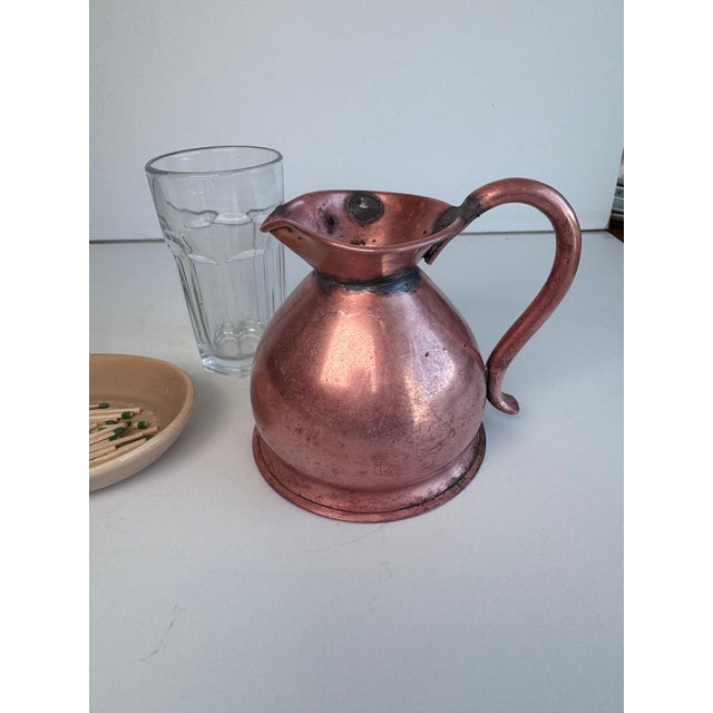 Metal Pint Copper Haystack Jug For Sale - Image 7 of 7