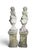 Ceramic Pair of Italian Cherub Sculptures with Pedest, 1890, Terracotta For Sale - Image 7 of 10