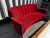 Vintage 1940's Curved Channel Back Sofa For Sale - Image 4 of 5