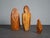 Modern Roland Lavianne, Carved Wood Sculpture Group Family, 1970s, Oak For Sale - Image 3 of 11