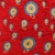 Contemporary 1990s Starry Night Glory Red Chenille Decorative Turkish Pillow For Sale - Image 3 of 6