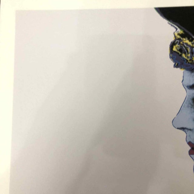 Blue 1990s After Andy Warhol "Annie Oakley" Lithograph For Sale - Image 8 of 11