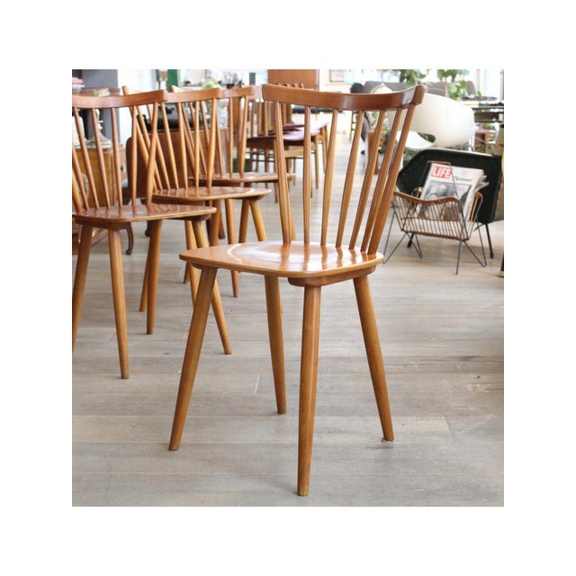 Brown Chairs from Ton, 1969 For Sale - Image 8 of 15