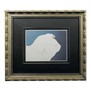 Frank Howell "Mi Takuye Oyacin" Framed 1989 Hand Signed Fine Artwork