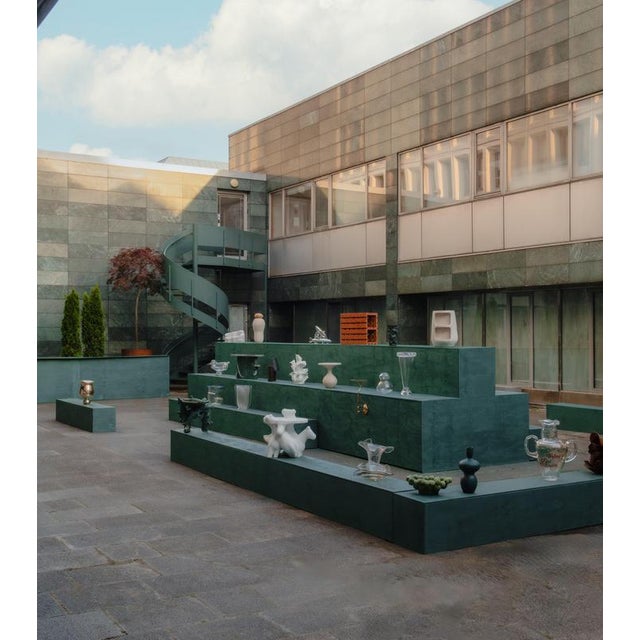 Project Materia 2025 Orbis Table in Botticino Marble by Project Materia For Sale - Image 9 of 12