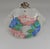 1930s Loys Lucha French Art Deco Pendant Light 1930s - Octagonal Pink Blue Hydrangea Shade For Sale - Image 5 of 12