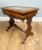 Victorian Walnut Side Table with Whitby Abbey Eglomise Reverse Painting, 1840 For Sale - Image 9 of 15