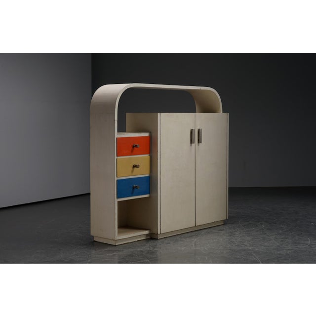 Fer Semey ( 1891-1973) period: 1930s origin: The Netherlands dimensions: h130.5 / 106 x w140.5 x d37.5 cm material: metal,...