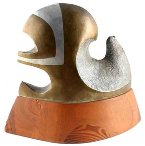 Chester Williams , Chester Williams, Black Artist, Abstract Bronze, Wood African American Sculpture