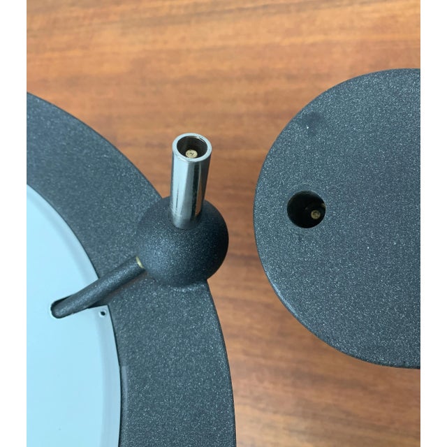 Black Postmodern Italian Washington Table Lamp by Jean Michel Wilmotte for Lumen Center Italia, 1980s For Sale - Image 8 of 18