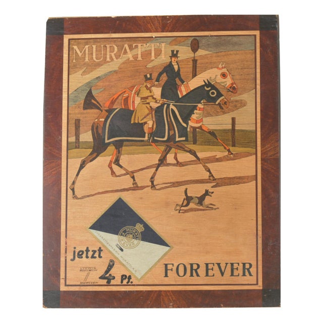 Wood Muratti Forever Advertising Poster by Hohlwein For Sale - Image 7 of 7