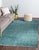 Textile 9x12 Green Hand-Knotted Wool Linear Silhouette Geometric Modern Carpet Rug For Sale - Image 7 of 9