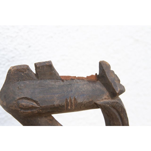 19th Century Mid 20th Century Small Carved Hornbill For Sale - Image 5 of 9