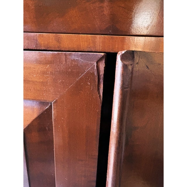 Mid 20th Century Mahogany Dry Sink Cabinet With Backsplash, Lock & Key For Sale - Image 18 of 18