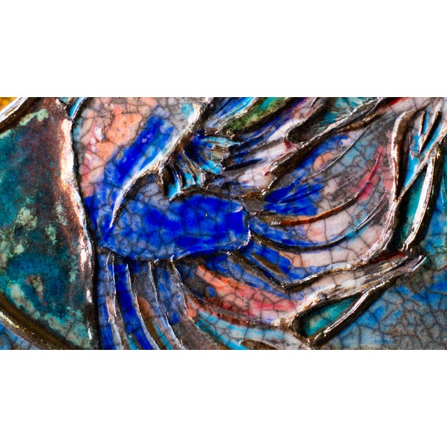 Sea Vortex Sculptural Raku Ceramic Centerpiece, 2024 For Sale - Image 3 of 8