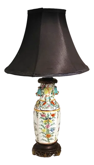 Cantonese Table Lamp in Bronze
