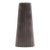Graphite Chiseled Metal Vase For Sale