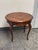 Brown Acquisitions for Henredon Round Parquetry Pull-Out Side Table For Sale - Image 8 of 12