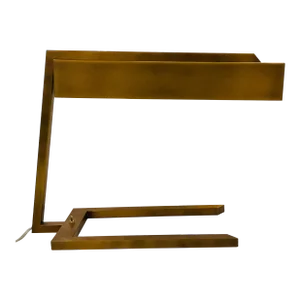 Currey & Co. Modern Brass Finished Desk Lamp