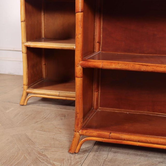 Vintage French Low Bookcases, 1920s, Set of 2 For Sale - Image 4 of 16