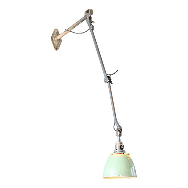 Wall Mounted Task Lamp by Midgard, 1940s For Sale