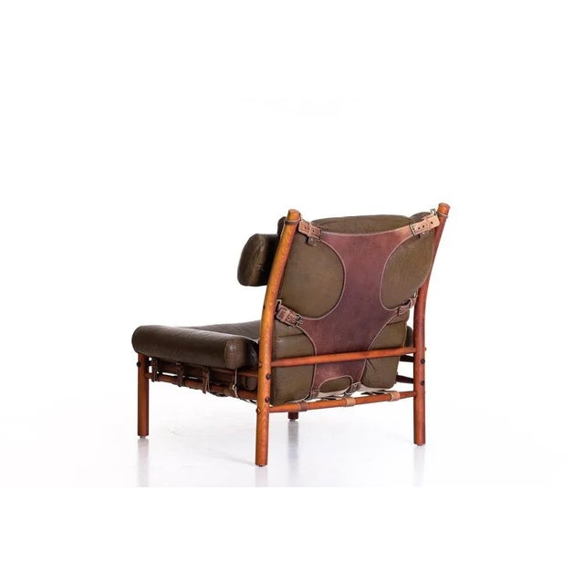 Inca Easy Chair attributed to Arne Norell, 1970s For Sale - Image 9 of 12