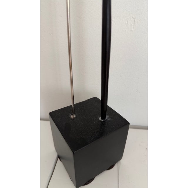 Vintage African Ebony 24" Sculptures Tall and Heavy - a Pair For Sale - Image 12 of 12