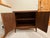 Mid-Century Modern Mid-Century Walnut Rosewood and Elm 2 Door Cabinet For Sale - Image 3 of 4