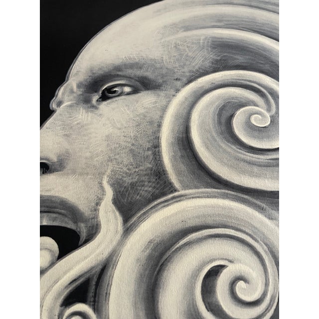 Paper Franciszek a.b. Bilberstein-Starowieyski (1930-2009), Paris N'existe Pas 1969, Orginal Exibition Poster, Printed in 1970 For Sale - Image 7 of 9