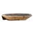 Antique Eastern European Hand-Carved Wooden Dough Bowl With Original Metal Repairs For Sale