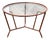 Stitched Leather Cocktail Table by Jacques Adnet, 1950s For Sale