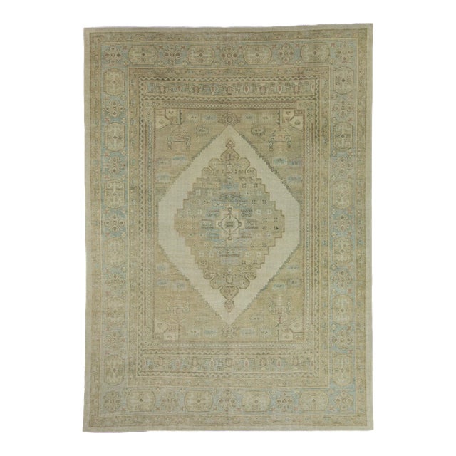 Turkish Oushak Rug 9'3" x 13' For Sale