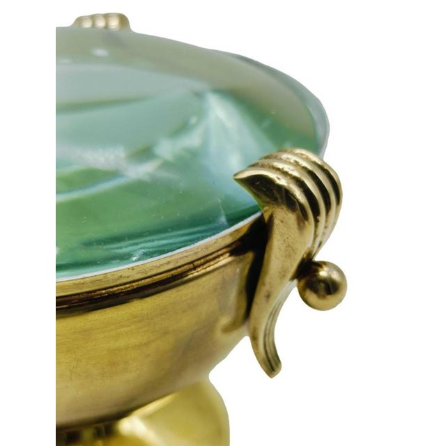 Italian Brass Chalice Shaped Table Lamp from Fountain Art, 1950s For Sale - Image 4 of 9