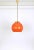 1970s Orange Glass Pendant Light by Peill Putzler, Germany, 1970 For Sale - Image 5 of 7