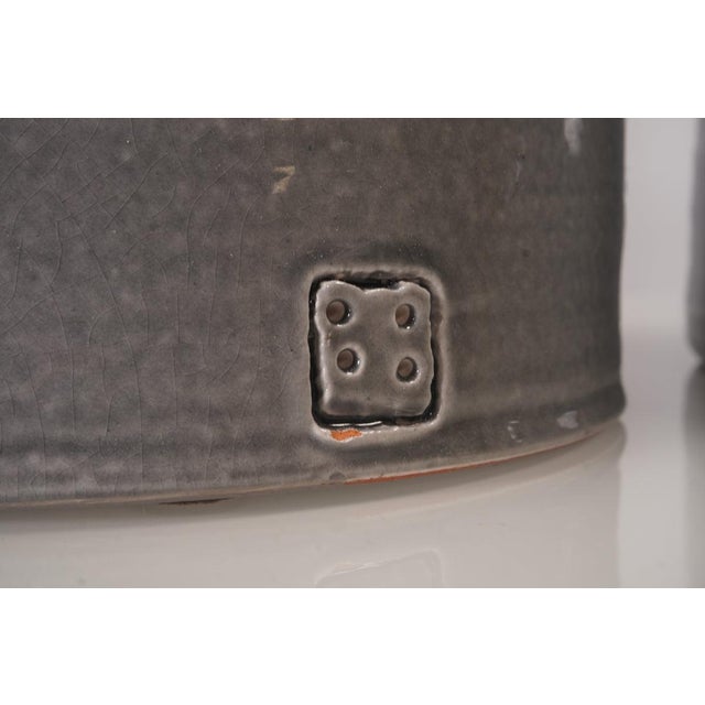 Mid-Century Modern Sempre Ceramic Vases, Set of 2 For Sale - Image 3 of 3