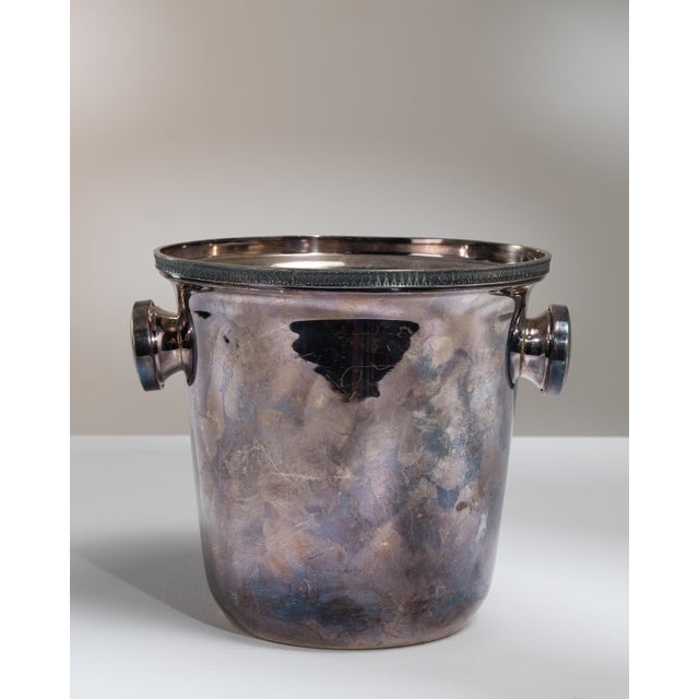 Mid 20th Century France Eggplant Silver Ice Bucket For Sale - Image 15 of 15