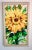 Wood Sunflower Study I Collage Painting For Sale - Image 7 of 7