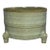 Chinese Celadon Tripod Censer, Elegant Crackle‑Glaze Ribbed Collectible Vessel For Sale