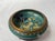 Green Asian Cloisonné Enamel Cup with Bouquet of Hardstone Flowers For Sale - Image 8 of 18