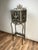 Antique Gothic Revival Cast Iron and Brass Phone Stand Attr. Oscar Bach or Bertram Segar C. 1920 Greenwich Village For Sale In Boston - Image 6 of 13