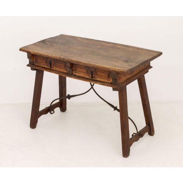 Spanish Baroque Writing Desk, 17th C. For Sale In New York - Image 6 of 10