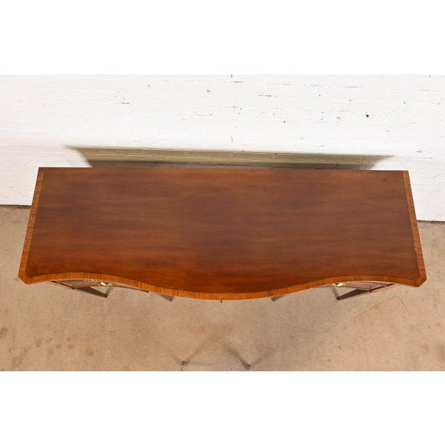 Councill Federal Inlaid Flame Mahogany and Satinwood Sideboard Credenza For Sale - Image 11 of 14