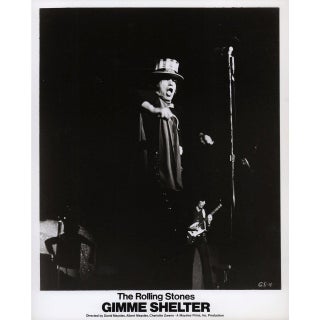 Gimme Shelter 1971 U.S. Silver Gelatin Single-Weight Photo For Sale