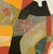Contemporary Lee Cox "Blaze" Acrylic on Canvas, Square Abstract Collage Painting in Orange, 2025 For Sale - Image 3 of 6