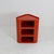 Valenti Valletto Triangolo storage unit, designed by A. Brusa for Valenti in 1970. The frame is made of plastic with a red...