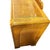 Yellow Restored Art Deco Stick Reed Rattan Vanity W/ Round Mirror & Stool For Sale - Image 8 of 17