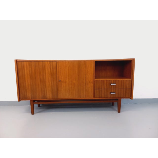 Vintage Scandinavian-Style Teak Sideboard, 1960s For Sale - Image 11 of 18